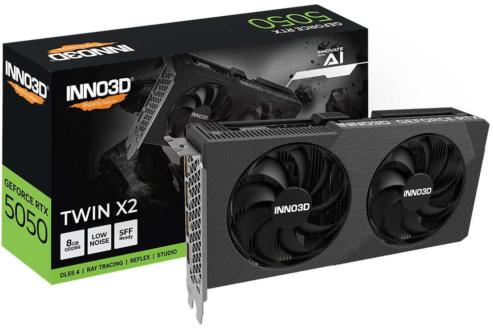 EAN 8886307701756 - INNO3D GeForce RTX 5050 TWIN X2 NVIDIA 8 GB GDDR6 imagen 3