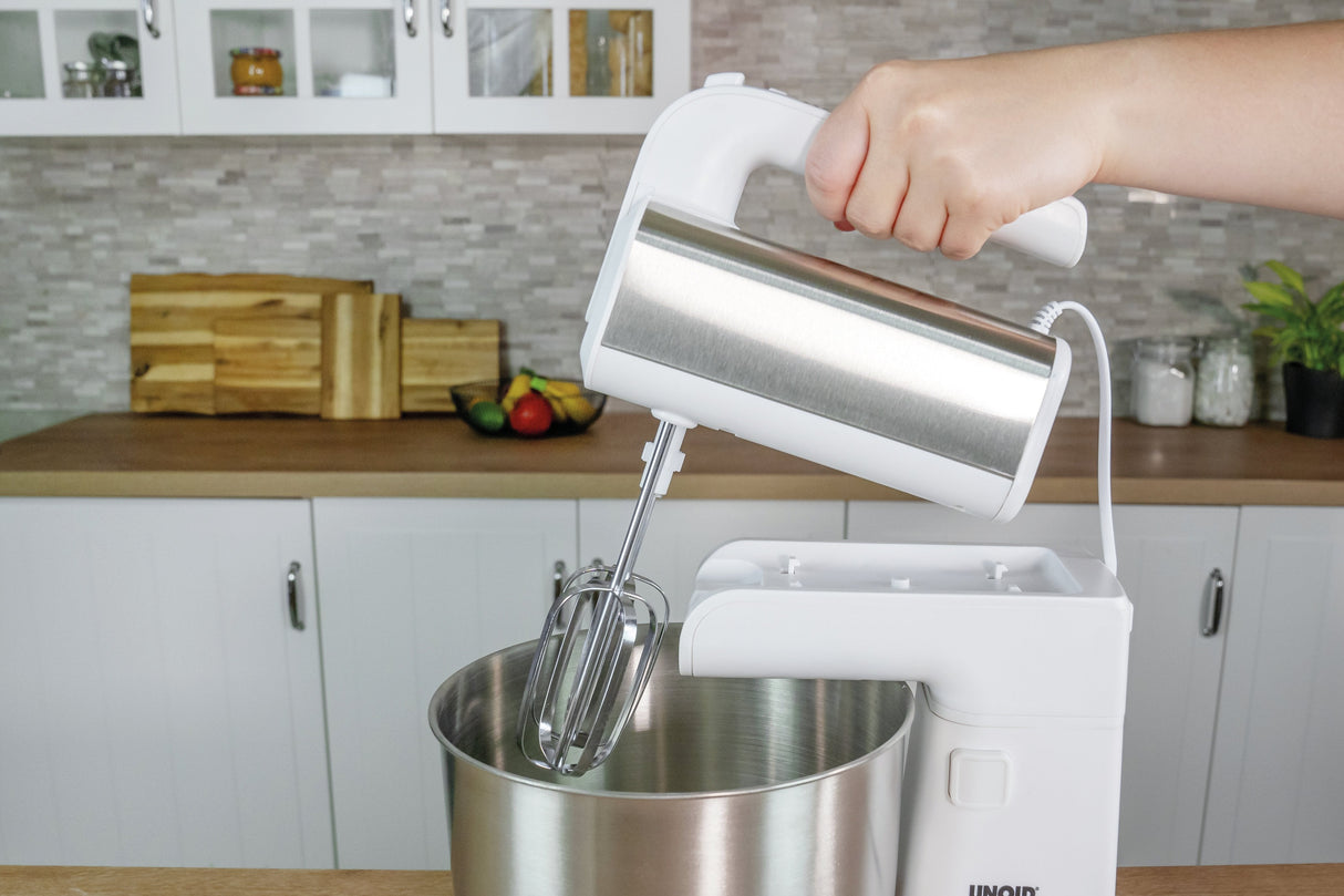 Unold Hand Blender Con Mixing Bowl Hannah White Silver (78720)