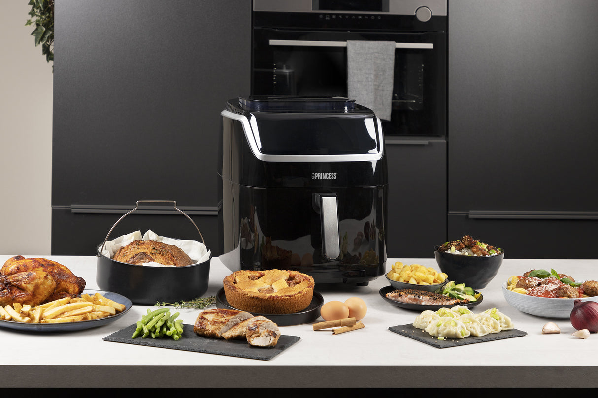 EAN 8713016098412 - Princess 182080 Sencillo 6,5 L Independiente 1700 W Freidora de aire caliente Negro imagen 19