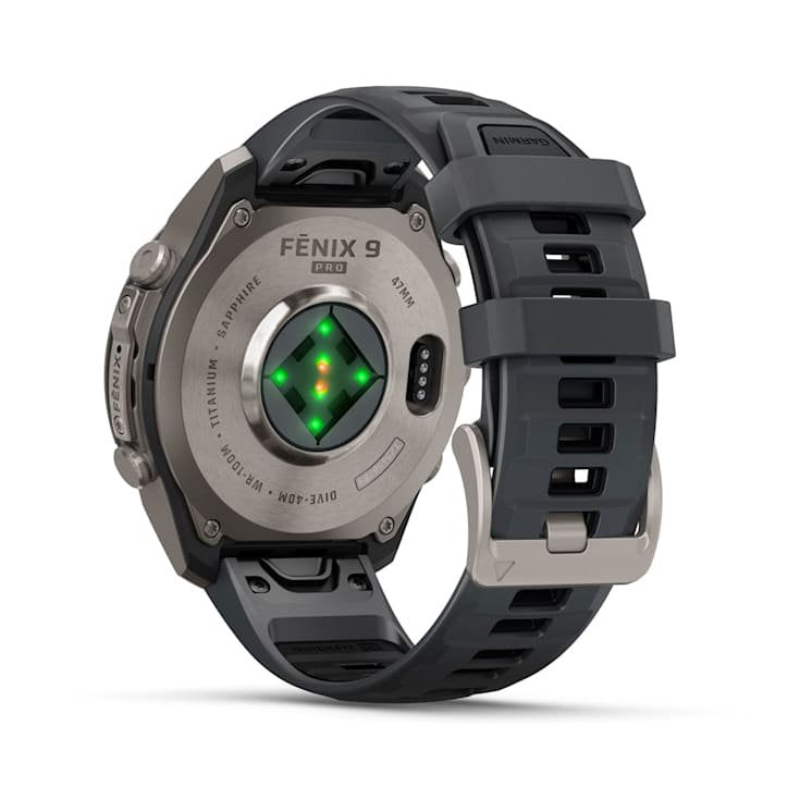 Garmin Fenix 9 Pro Bluetooth Gps 47mm Titanio Con Correa De Silicona En Gris
