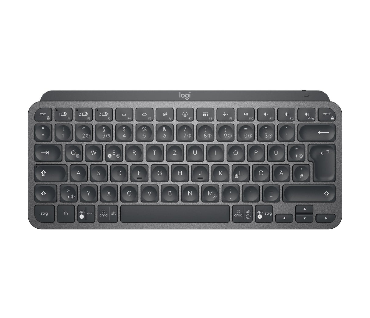 EAN 5099206098831 - Logitech Master MX Keys Mini teclado Oficina RF Wireless + Bluetooth QWERTZ Alemán Grafito imagen 1