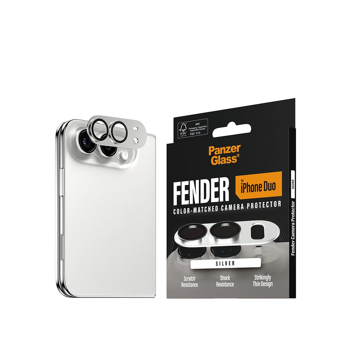 Panzerglass Fender Camera Lens Protector Iphone 18 Duo Mar Blanco