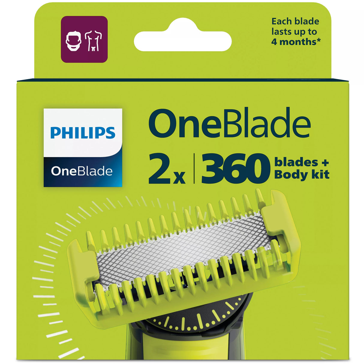 EAN 8720689031875 - Philips Norelco OneBlade QP624/50 accesorio para maquina de afeitar Cabezal para afeitado imagen 3