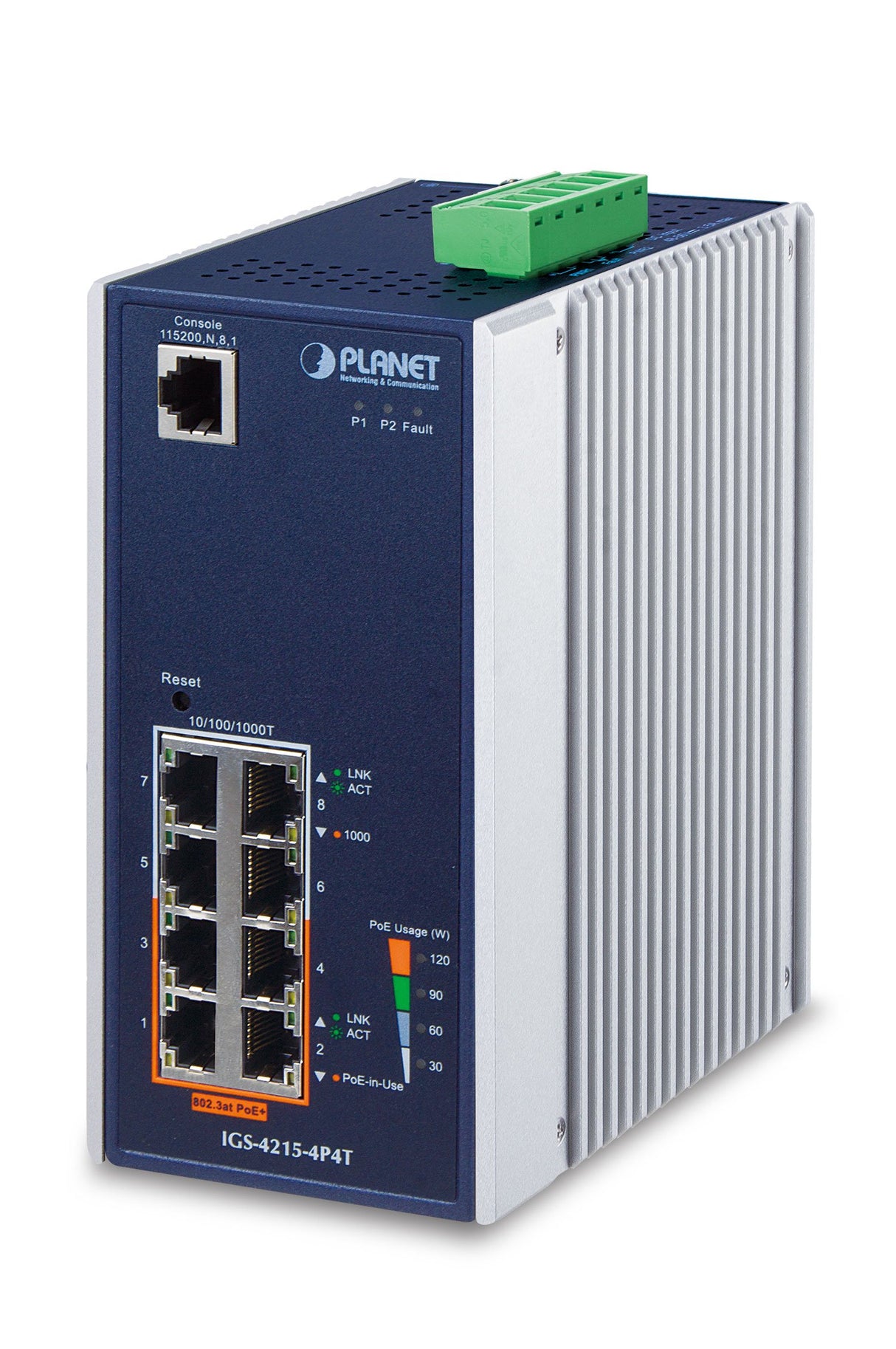 EAN 4711605281591 - PLANET IGS-4215-4P4T switch Gestionado L2/L4 Gigabit Ethernet (10/100/1000) Energía sobre Ethernet (PoE) imagen 1