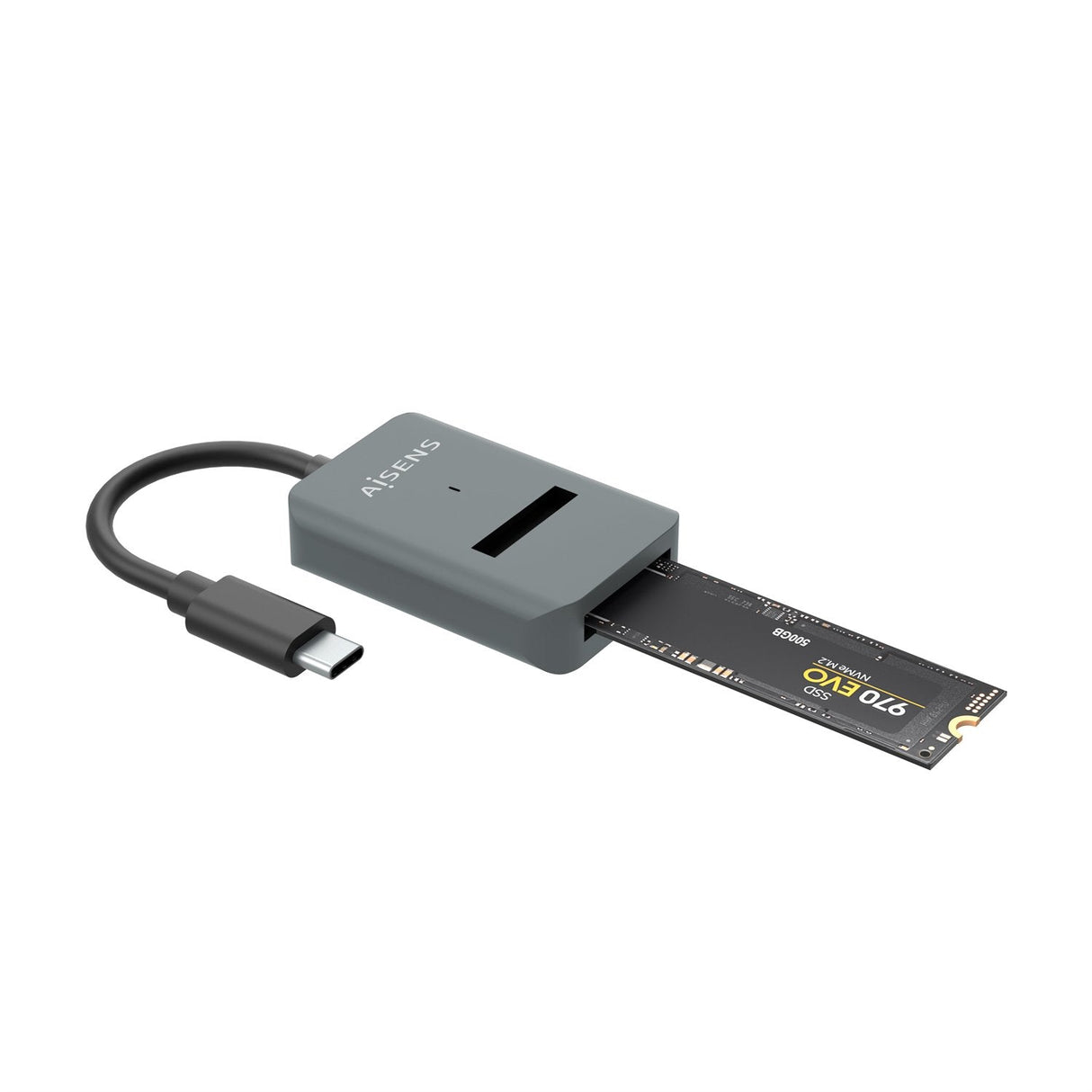 Aisens Usb-C Dock M.2 (Ngff) Asuc-M2d012-Gr Sata/Nvme A Usb3.1 Gen2 - Gris