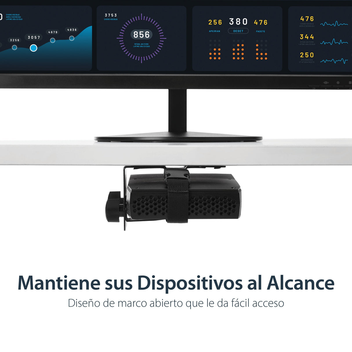 EAN 0065030867320 - StarTech.com ACCSMNT soporte de CPU Peana para monitor Negro imagen 16