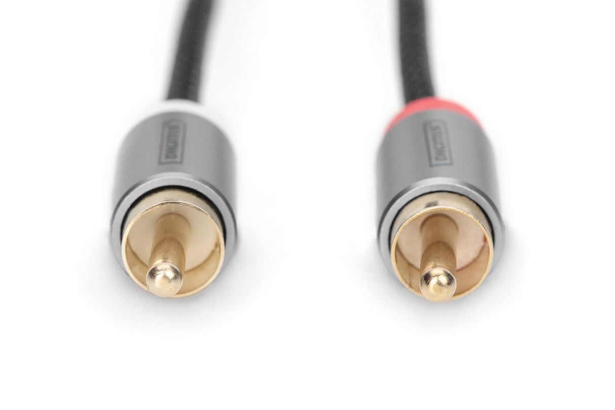 EAN 4016032481348 - Digitus DB-510330-018-S cable de audio 1,8 m 2 x RCA Negro imagen 2