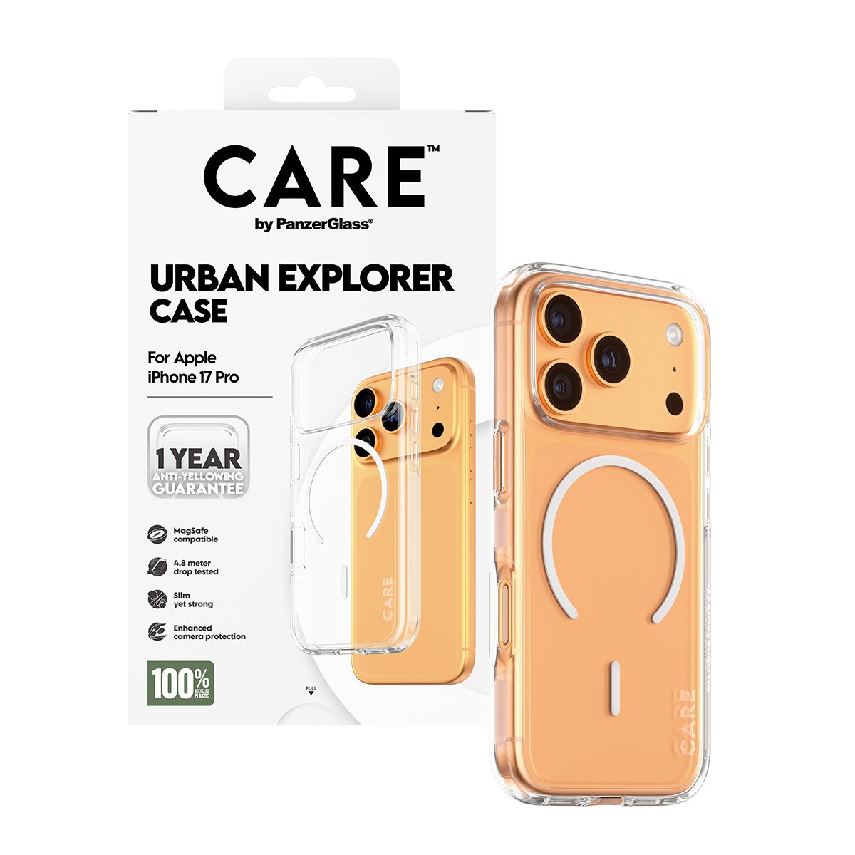 Care By Panzerglass Case Transp. Urban Expl Wh Magsafe Ip 17 Pro