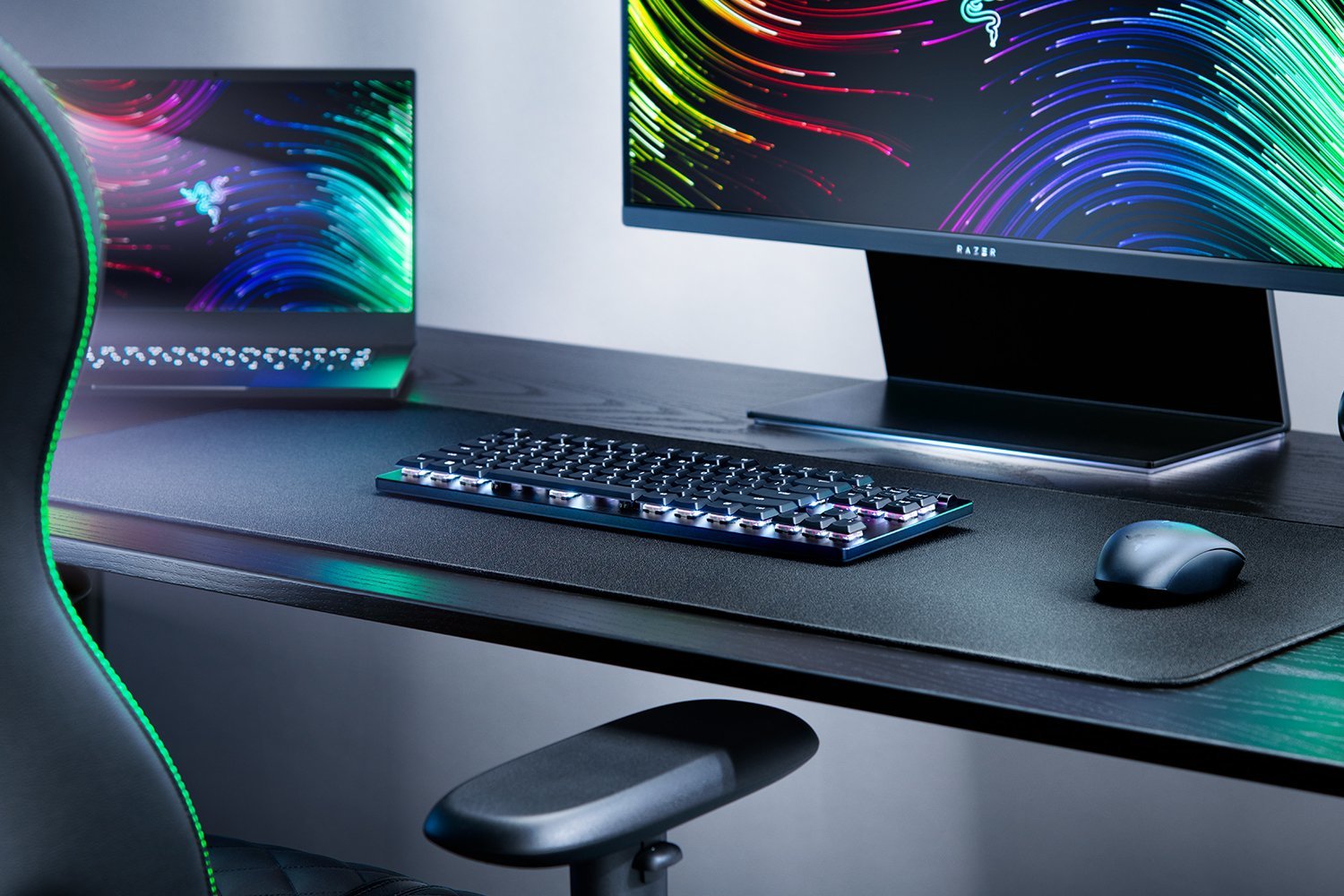 Teclado Inglés Razer Deathstalker V2 Pro Tenkeyless Usb + Bluetooth Qwerty Ee. Uu. Negro