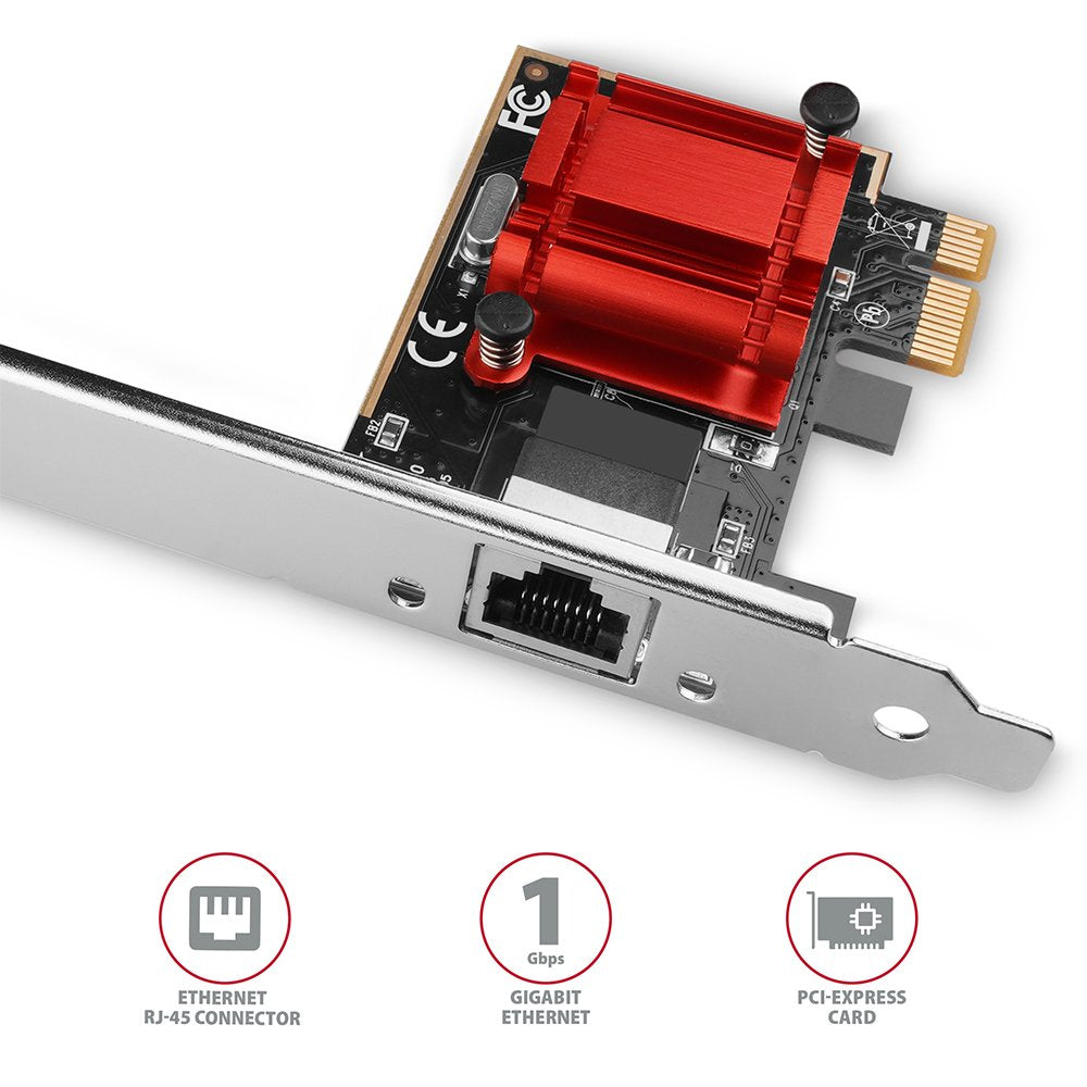 EAN 8595247906526 - Axagon PCEE-GIX adaptador y tarjeta de red Interno Ethernet 1000 Mbit/s imagen 2