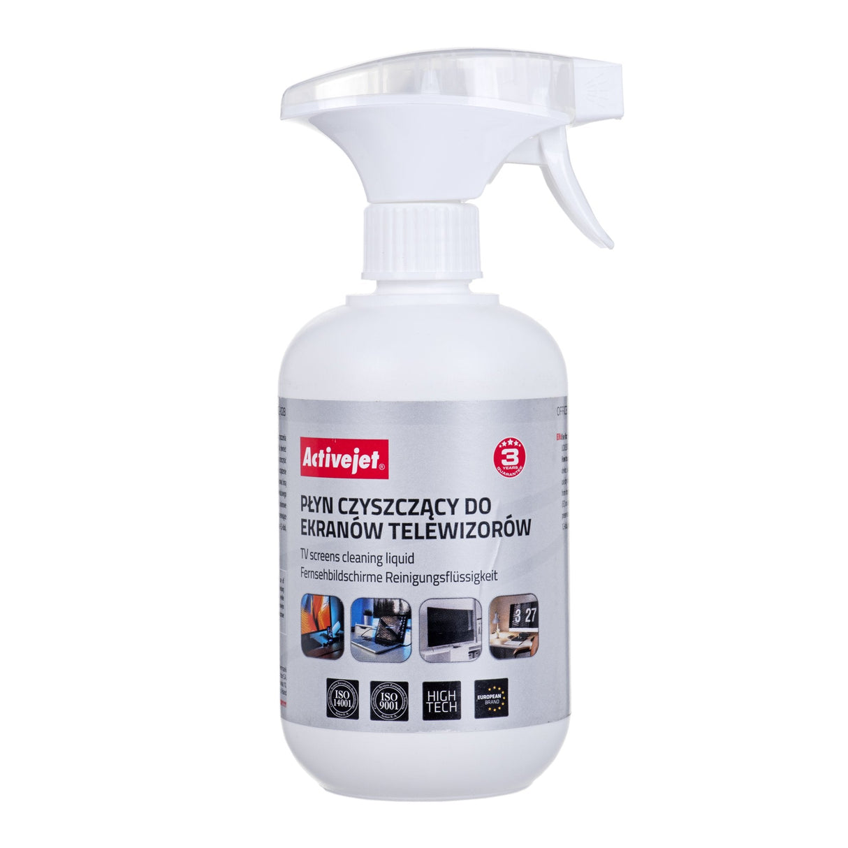 Activejet Liquido De Limpieza Para Pantallas De Tv / Monitor 500ml