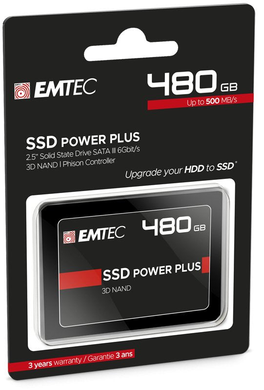 Disco Ssd Emtec X150 Ssd Power Plus 2.5" 480gb Sata 3