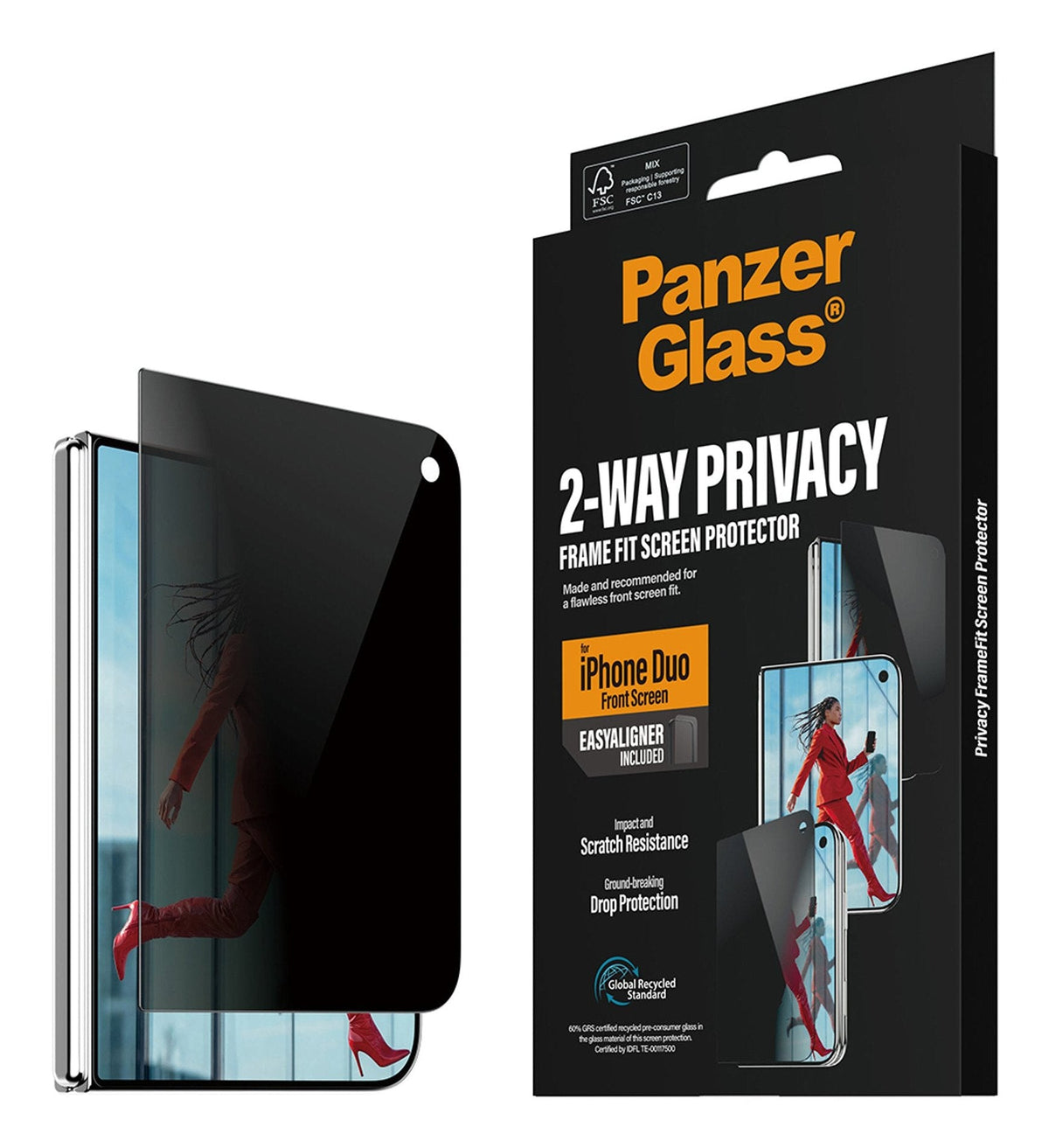 Panzerglass Privacy Front Screen Protector Iphone 18 Fold