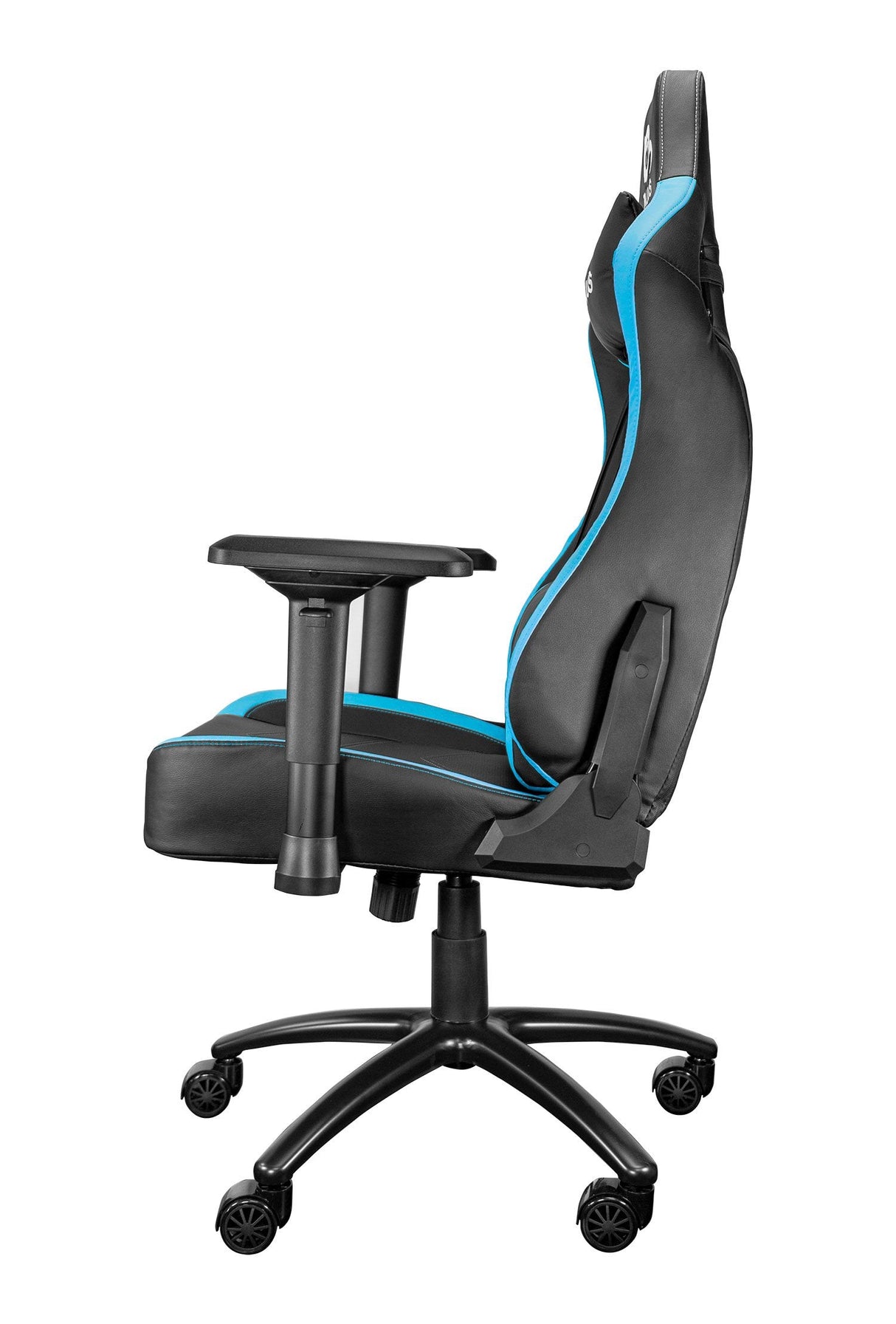 Talius Silla Vulture Gaming Negra/Azul Butterfly, Base Nylon, Ruedas Nylon, 4d