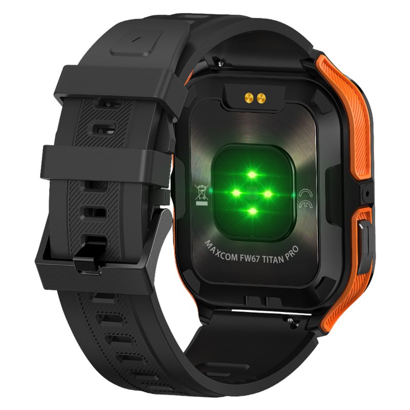 Smartwatch Maxcom Fw67 Titan Pro Orange