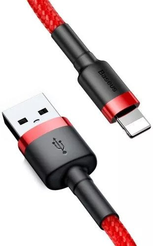 Baseus Lightning Cafule Cable 2a, 3m Red/ Black (Calklf-R09)