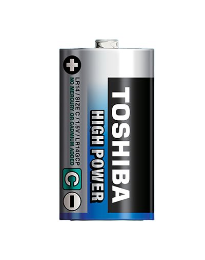 Pack De 2 Pilas C 2 Toshiba Lr14 1.5v Alcalinas