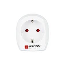 Skross Adaptador De Viaje De Europa A Reino Unido - Blanco