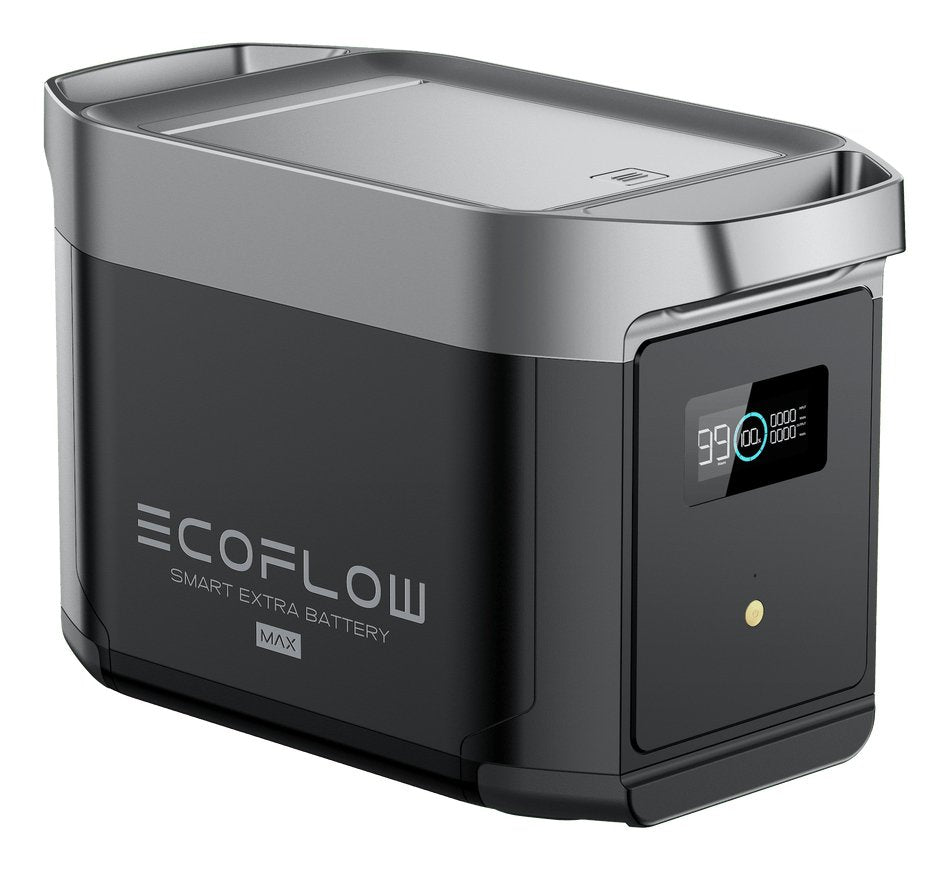 Batería Adicional Ecoflow Intelligent Para Delta 2 Max Negro/Gris, 2.048 Wh, Batería Lfp 604789