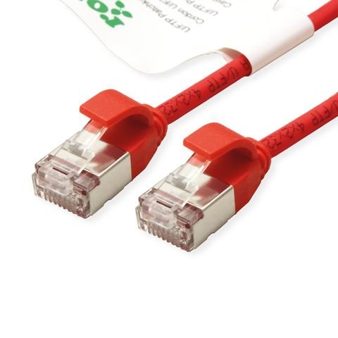Roline Verde U Ftp Cable De Red Cat.6a (Class Ea), Lsoh, Slim, Rot, 0,3 M