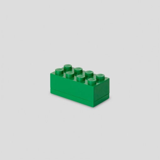 Room Copenhagen Lego Mini Box 8 Verde, Fiambrera Verde