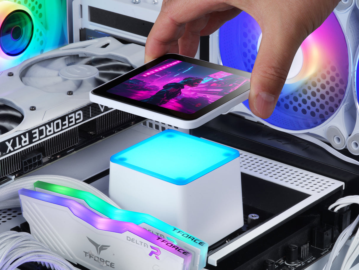 EAN 8435693110736 - Mars Gaming ML-VISIONPRO360W Procesador Sistema de refrigeración líquida todo en uno 12 cm Blanco 1 pieza imagen 8