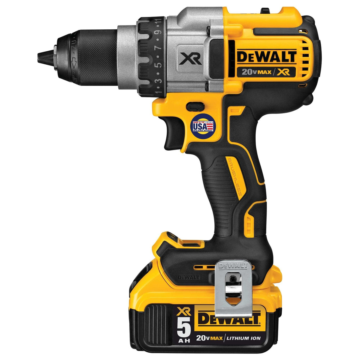Dewalt Taladro / Atornillador Li-Ion Baterias + Cargador 18v 5ah Dcd991p2-Qw