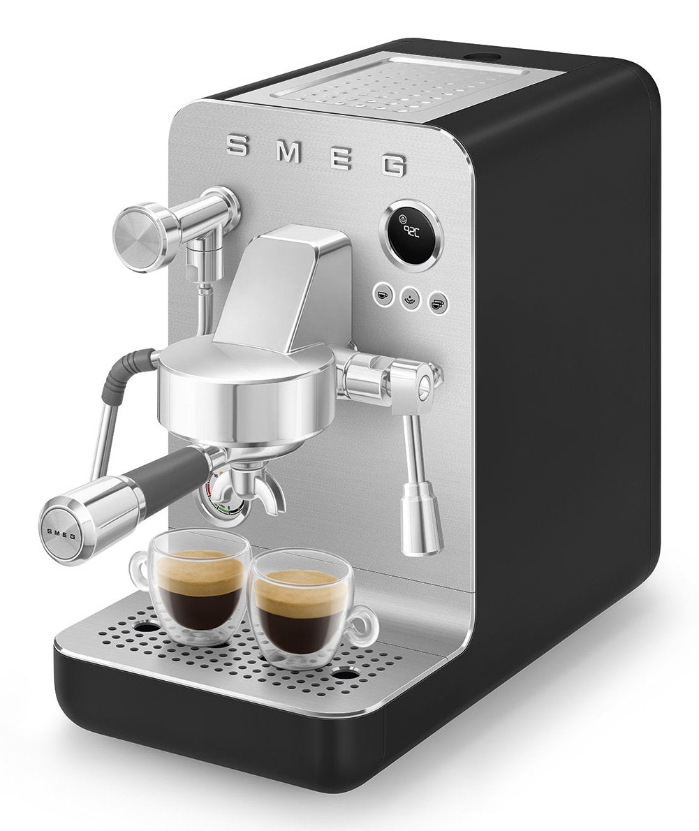 Cafetera Smeg Espresso Colección Negra Emc02blmeu