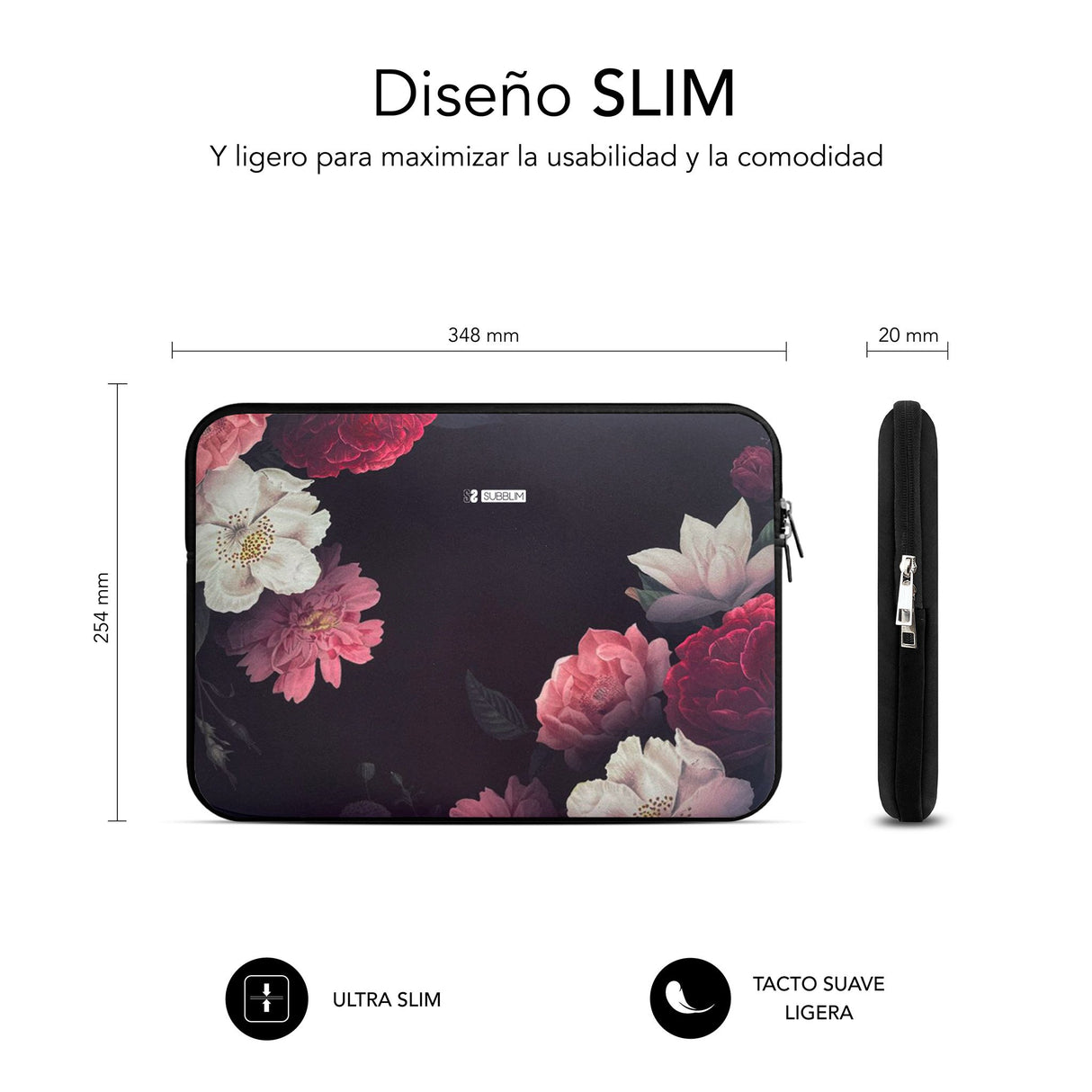 EAN 8436586742782 - SUBBLIM SUBLS-SKIN101 maletines para portátil 35,6 cm (14") Multicolor imagen 4