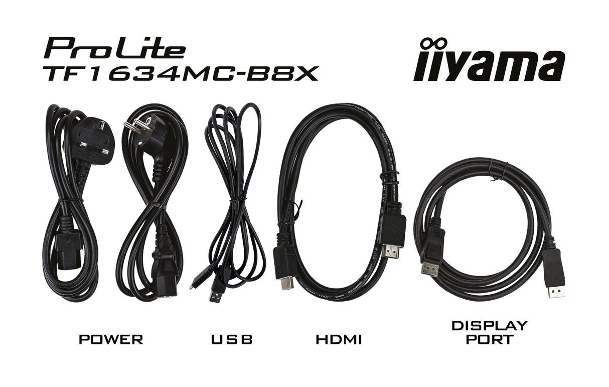 EAN 4948570118342 - iiyama ProLite TF1634MC-B8X pantalla para PC 39,6 cm (15.6") 1920 x 1080 Pixeles Full HD LED Pantalla tác imagen 10