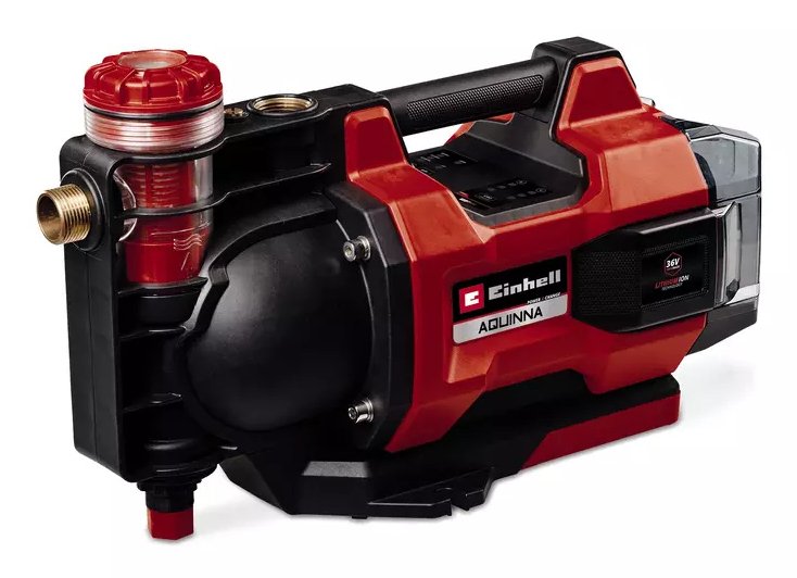 Bomba Einhell Aquinna 36/38 F Led Automatic, 4180420 Rojo/Negro
