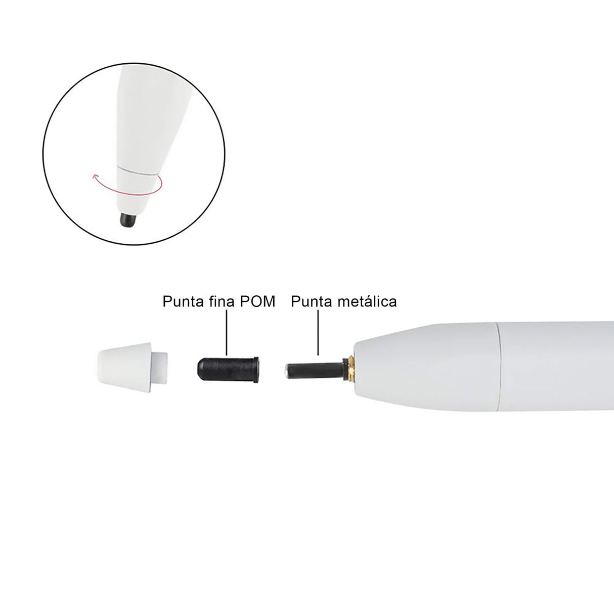 EAN 8436588881786 - Leotec ePen lápiz digital 13 g Blanco imagen 3