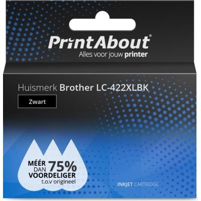 EAN 0616985792269 - PrintAbout LC-422XLBK cartucho de tinta Compatible Alto rendimiento (XL) Negro imagen 1