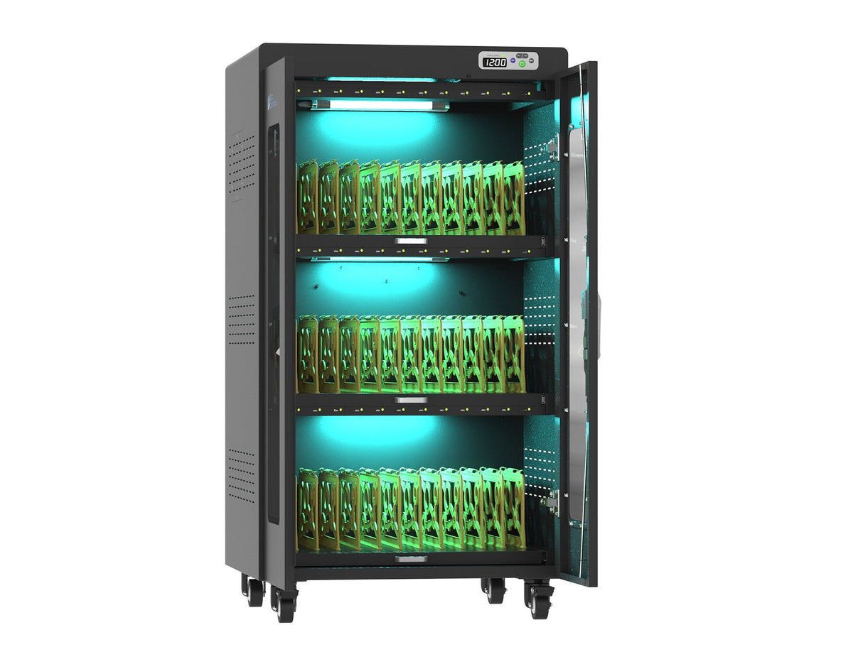 Goodconnections Antares Pro N36c Notebook-Ladewagen Bis 15,6" Usb-C 65w Port Pd3.0 Uvc-Desinfektion Schwarz