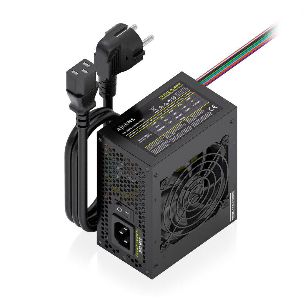 EAN 8435739905173 - AISENS ASPC-500SFX-PSEBK unidad de fuente de alimentación 20+4 pin ATX Negro imagen 1
