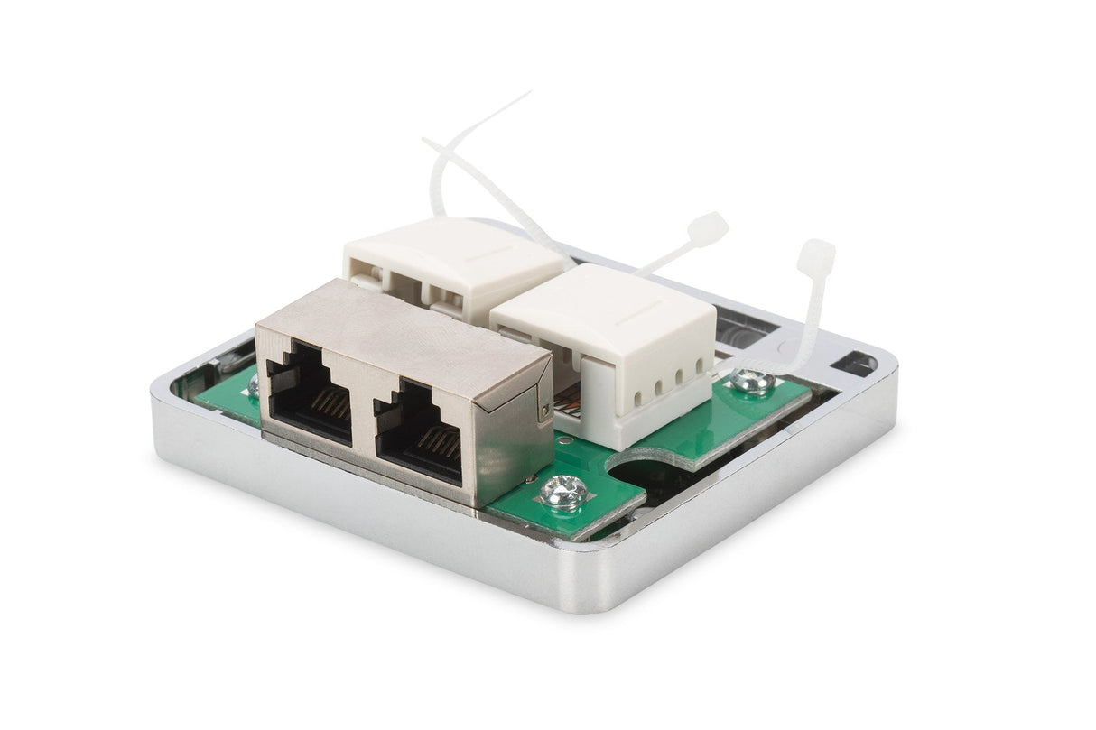 Digitus Dn-93711 Roseta De Superficie Cat6 Pantalla 2xkeystone