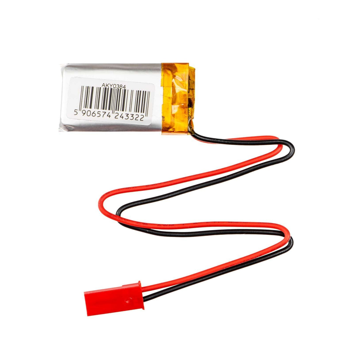 Akyga Lithium Polymer Battery Aky0384 Lp601730 Li-Po 3.7v 250mah Pcm Jst 2.54 2-Pin Connector 150mm