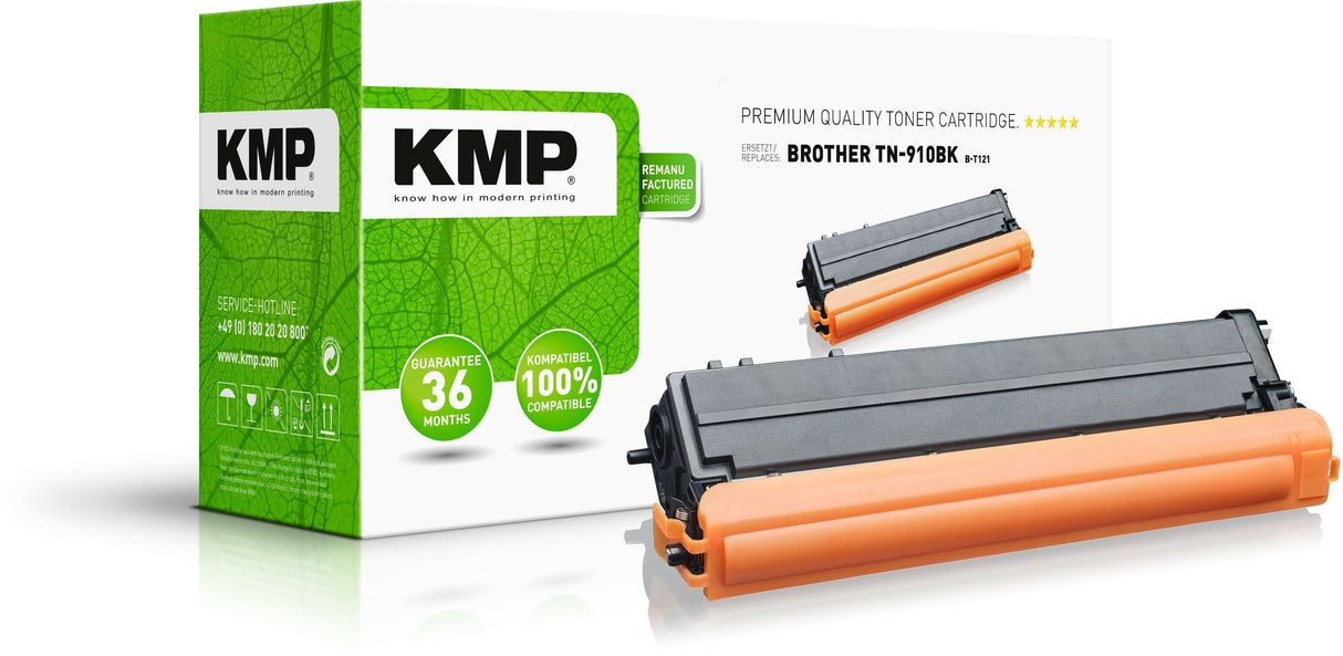Kmp Tóner Compatible Para Brother Tn-910/Tn910k Black 9.000 S. B-T121 Komp. Extern Retail