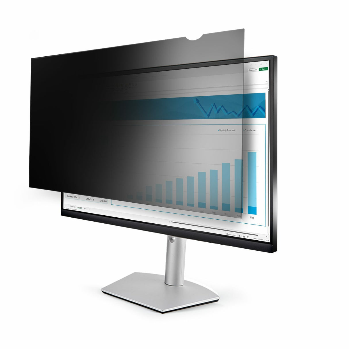 Startech.Com Startech 25" 16:9 Monitor Filtro De Privacidad, Pantalla Filtro De Privacidad - Filtro De Privacidad Para Pantallas - Desmontable - Steck-/Klebe - 63.5 Cm (25")