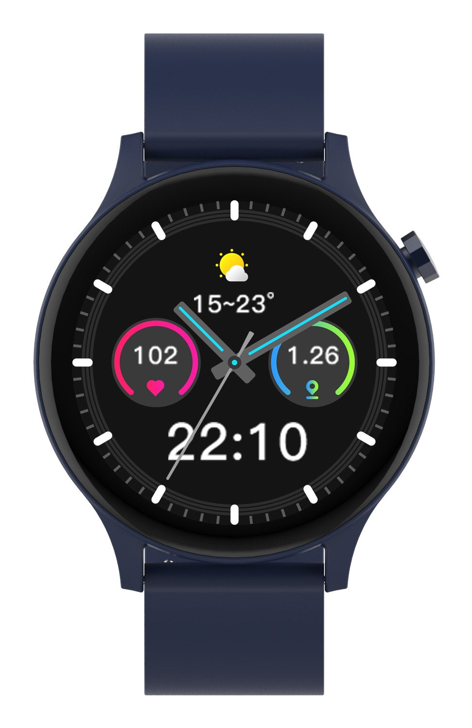 Smartwatch Denver Swc-338bu 3,51 Cm (1.38") Tft 44.5 Mm Digital 240 X 240 Pixeles Pantalla Táctil Azul