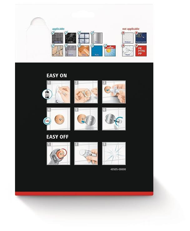 Tesa Aluxx Eckduschkorb Single Negro