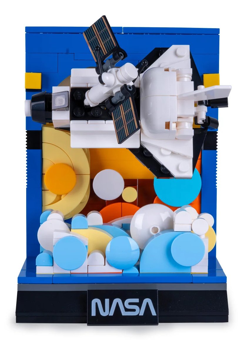 Jamara Cada Space Shuttle Bricks Blanco 8+
