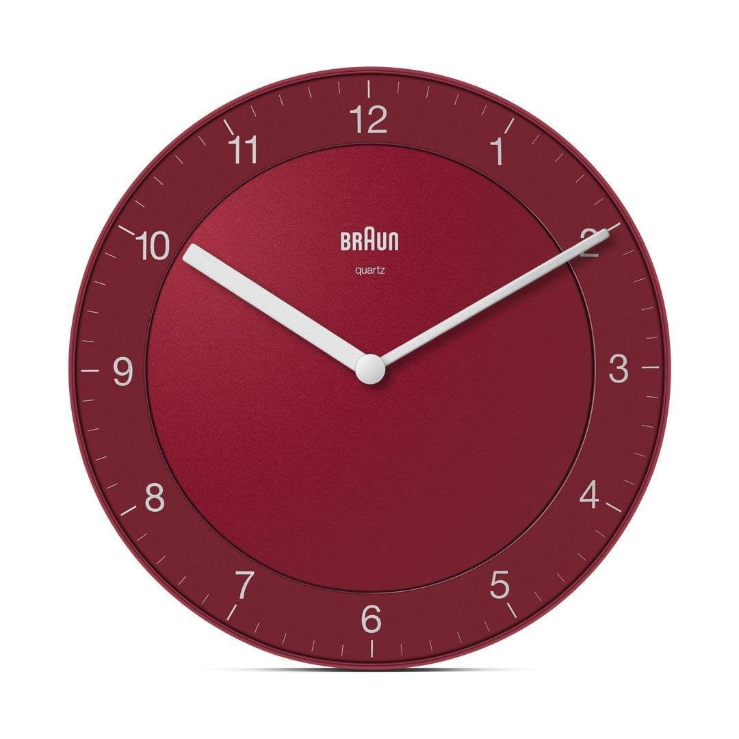 Braun Bc 06 R-Dcf Radio Reloj De Pared Rojo