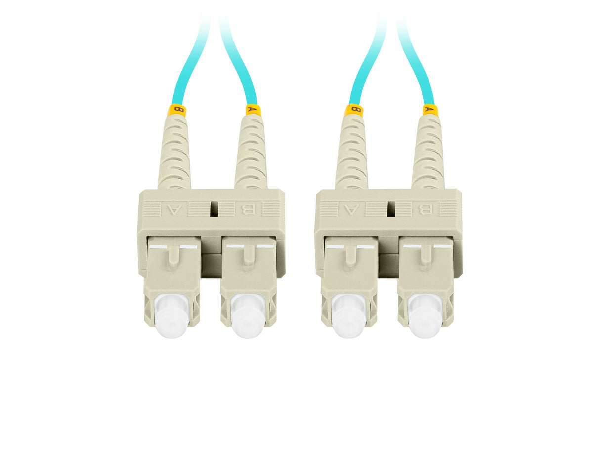 Cable Fibra Óptica 5m Lanberg Multi Sc/Upc-Sc/Upc Duplex Om3 50/125 Lszh Azul