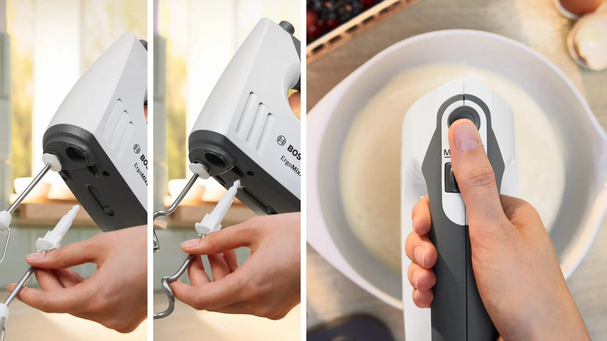 Batidora Bosch Mfq37490 De Mano 750 W Gris, Blanco