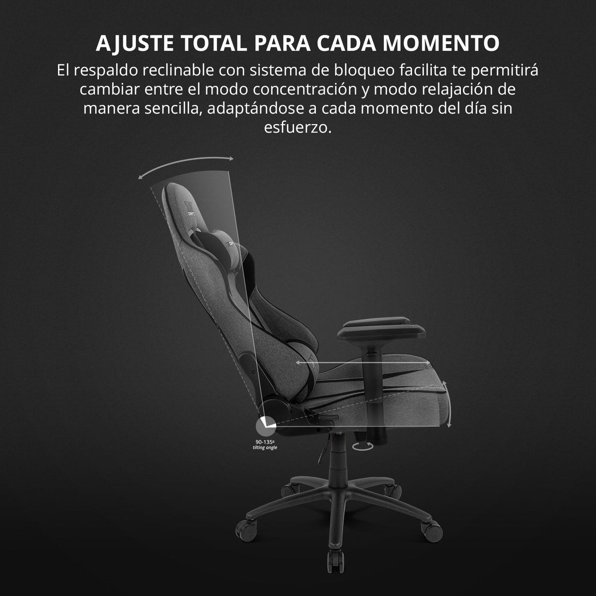 Silla Gaming Drift Dr90xxl Gris