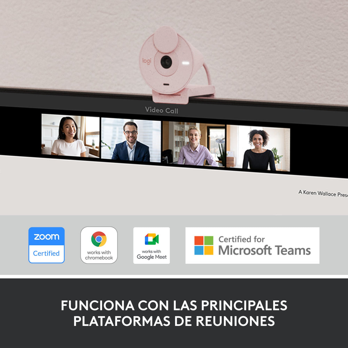 EAN 5099206104952 - Logitech 960-001448 cámara web 2 MP 1920 x 1080 Pixeles USB Rosa imagen 12