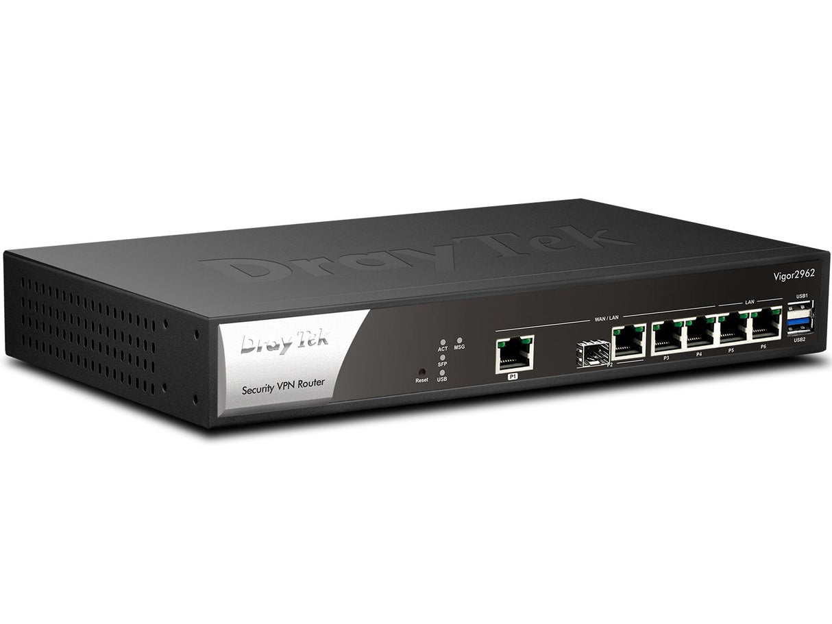 EAN 4710484742179 - DrayTek Vigor2962 router 2.5 Gigabit Ethernet Negro imagen 2