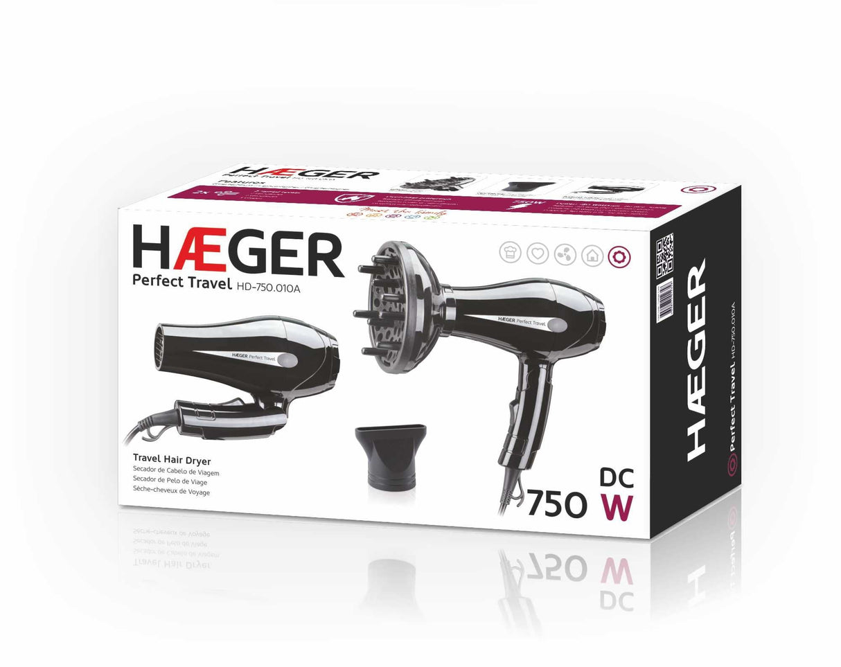 Secador Pelo Haeger Perfect Travel