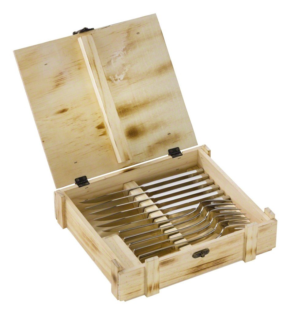 Juego De Cubiertos Para Bistec Zwilling 12 Uds. En Caja De Madera